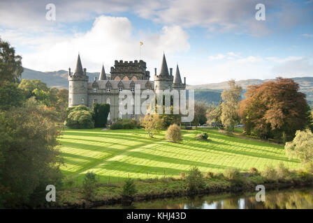 Inverary Castle Schottland Großbritannien Stockfoto