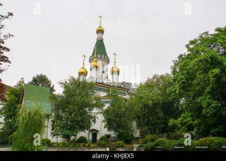 St. Nikolaj der Wundermacher Kirche, Sofia, Bulgarien Stockfoto