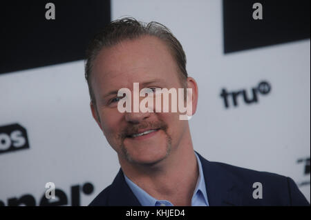New York, NY - 17. Mai: Morgan Spurlock besucht die 2017 Turner upfront im Madison Square Garden am 17. Mai 2017 in New York City. Leute: Morgan Spurlock Getriebe Ref: mnc1 Stockfoto