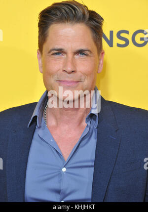 HOLLYWOOD, KALIFORNIEN - 26. APRIL 2017: Rob Lowe nimmt an der Premiere von Pantelion Films Teil, How to be A Latin Lover, in Hollywood, California People: Rob Lowe Transmission Ref: MNC76 Stockfoto