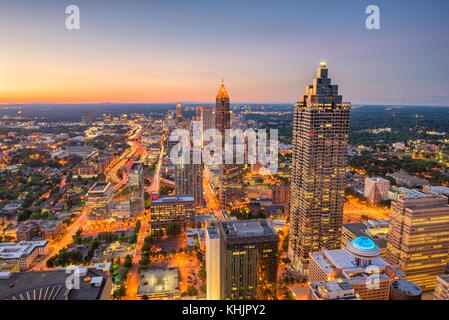 Atlanta, Georgia, USA Downtown Skyline. Stockfoto