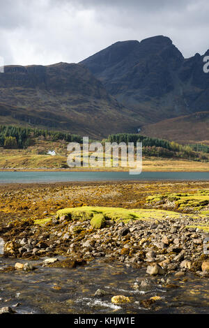 Isle of Skye auf der Straße nach Elgol Stockfoto