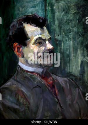 Portrait von André Rivoire 1901 Henri-Marie - Raymond de Toulouse-Lautrec Monfa dit Toulouse-Lautrec 1864 - 1901 Französisch, Frankreich. Stockfoto