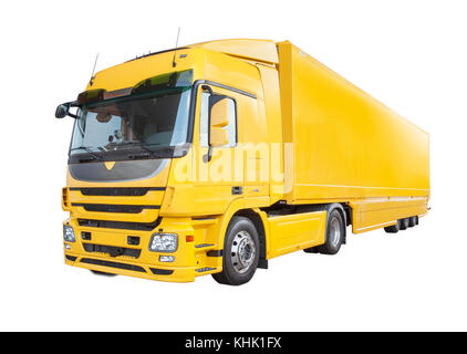 gelbes LKW Stockfoto