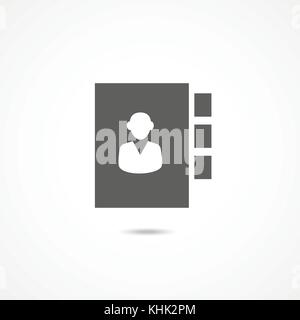 Adress Buch Stock Vektor