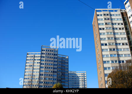 Queensway Estate Tower Block, Wohnblock in Southend on Sea, Essex. Soll im besseren Queensway-Projekt abgerissen werden Stockfoto