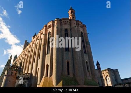 Tarn (81). Albi. Episcopal City, als UNESCO-Weltkulturerbe eingestuft. Kathedrale Sainte-Cecile Stockfoto