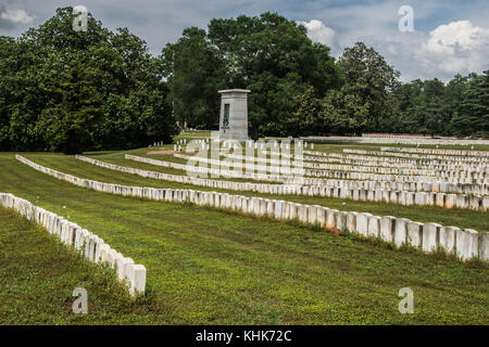 Andersonville historischen Friedhof GA Stockfoto