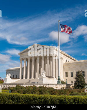 Washington, Dc, USA - United States Supreme Court Gebäude Exterieur. Stockfoto