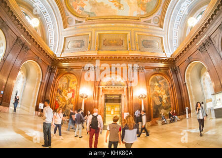 McGraw Rotunde, New York Public Library, Fifth Avenue, Manhattan, New York City, Vereinigte Staaten von Amerika. Stockfoto