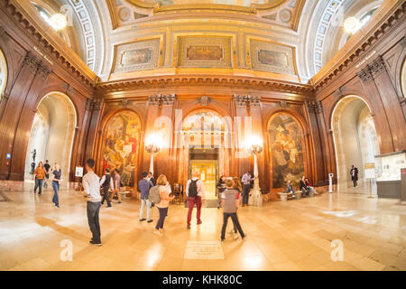 McGraw Rotunde, New York Public Library, Fifth Avenue, Manhattan, New York City, Vereinigte Staaten von Amerika. Stockfoto