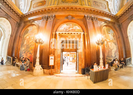 McGraw Rotunde, New York Public Library, Fifth Avenue, Manhattan, New York City, Vereinigte Staaten von Amerika. Stockfoto