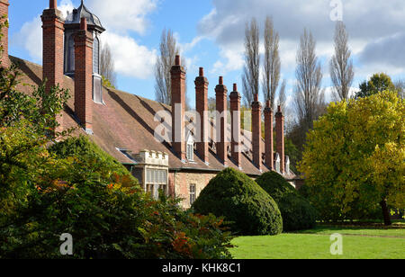 Lange Gasse Armenhaus Garten, Abingdon, Oxfordshire erbaut 1446 Stockfoto