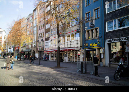 Bars und Restaurants in Köln, zentralen Stadtteil und die größte Stadt im deutschen Bundesland Nordrhein-Westfalen in Deutschland, Europa Stockfoto