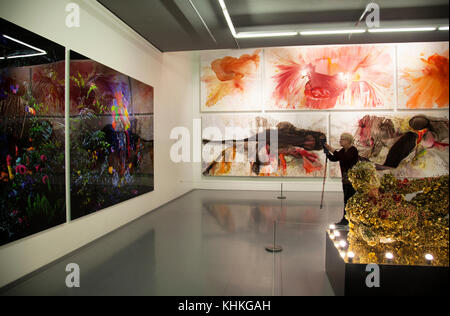 Ausstellungen in Zeitz Museum in Kapstadt - Südafrika Stockfoto