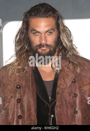 04 Nov, 2017 - Jason Momoa Teilnahme an 'Justice League' Photocall, die Hochschule, Southampton Row, London, England, Großbritannien Stockfoto