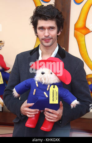 05.November 2017 - ben wishaw Teilnahme an 'Paddington 2' Uraufführung, BFI Southbank in London, England, Großbritannien Stockfoto