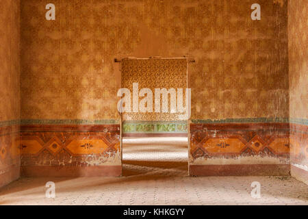 Die verlassenen Hacienda Jaral de Berrios in Mexiko Stockfoto