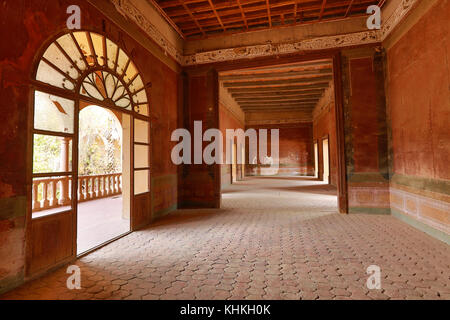 Innenarchitektonische details jaral de berrio den größten Hacienda überhaupt in Mexiko gebaut Stockfoto