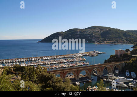 Port de la Rague, im Esterel-Massiv in der Nähe der Stadt Cannes an der französischen Riviera Stockfoto