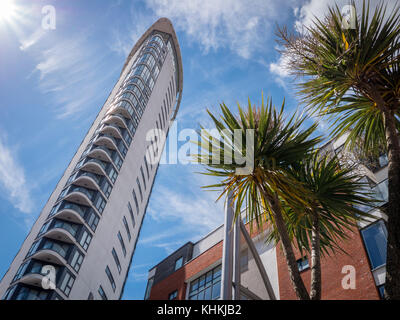 Meridian Tower Meridian Quay Swansea West Glamorgan Wales Stockfoto