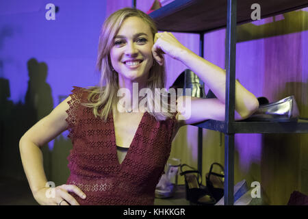 Schauspielerin Marta Hazas nimmt am 17. Oktober 2017 im Gymage Theater in Madrid Teil. Mit: Marta Hazas Wo: Madrid, Spanien Wann: 17. Oktober 2017 Credit: Oscar Gonzalez/WENN.com Stockfoto