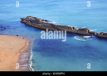 Chalk Cliffs in der Nähe von Durdle Door, Jurassic Coast. Ein Weltkulturerbe an der Dorset-Küste, Großbritannien - John Gollop Stockfoto