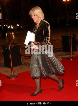 Camilla, Duchess of Cornwall, nimmt am man Booker Prize 2017 Teil mit: Camilla, Duchess of Cornwall Where: London, United Kingdom Wann: 17 Oct 2017 Credit: Danny Martindale/WENN Stockfoto