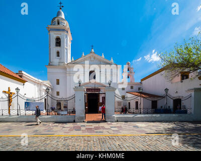 Basílica Nuestra Señora del Pilar Kirche, Recoleta Bezirk, Bueonos Aires, Argentinien Stockfoto