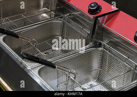 Frittieren Oberfläche für das Kochen in Öl Stockfoto