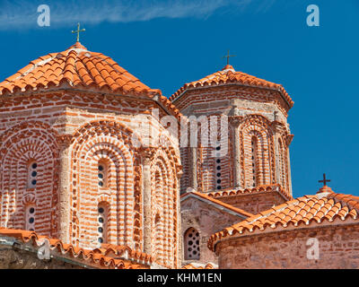 Mazedonische Orthodoxe Kirche St. Naum in der St. Naum Klosteranlage, Ohrid, Mazedonien Stockfoto