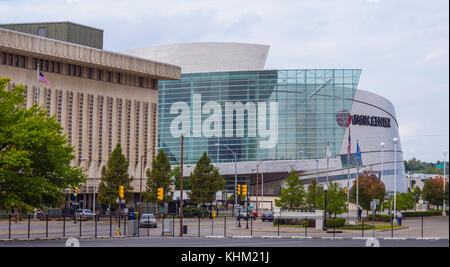 Famous Bok Center in Tulsa Downtown - TULSA / OKLAHOMA - 17. OKTOBER 2017 Stockfoto
