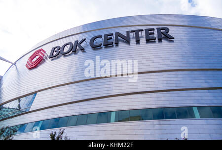 Famous Bok Center in Tulsa Downtown - TULSA / OKLAHOMA - 17. OKTOBER 2017 Stockfoto
