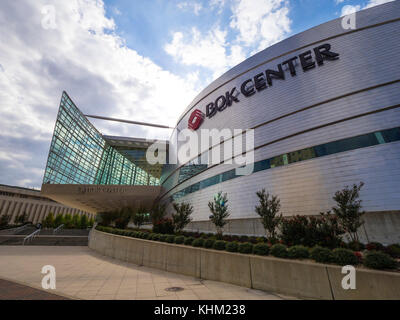 Famous Bok Center in Tulsa Downtown - TULSA / OKLAHOMA - 17. OKTOBER 2017 Stockfoto