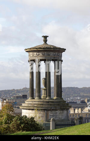 Dugald Stewart Denkmal, Carlton Hill, Edinburgh, Schottland, Großbritannien Stockfoto