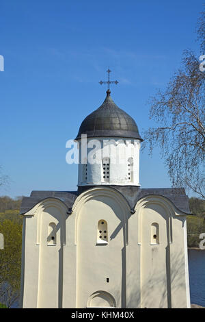 Staraja Ladoga. Russland. alte St. George's Cathedral Stockfoto