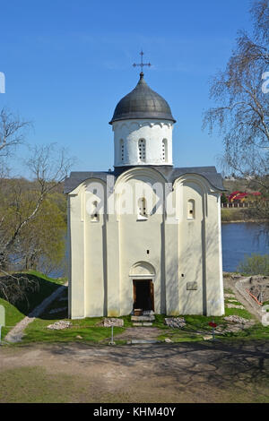 Staraja Ladoga. Russland. alte St. George's Cathedral Stockfoto