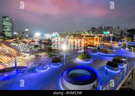 Seoul station seoullo 7017 Projekt a Highway in einen Fußgängerweg in Seoul, Südkorea. Stockfoto