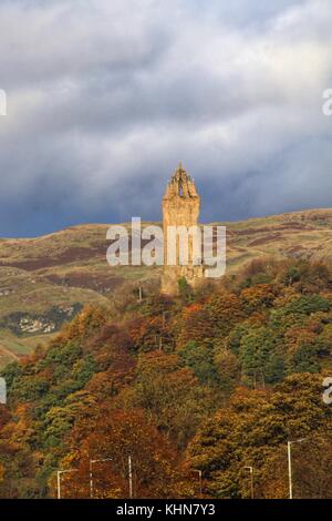 Das Wallace Monument, Stirling, Schottland, Historische Stockfoto