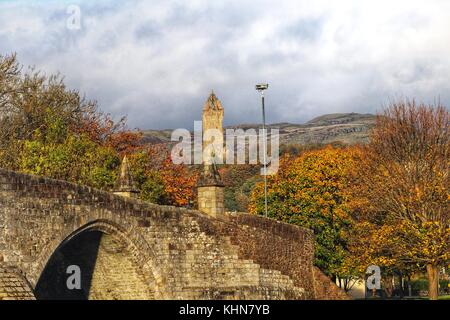 Das Wallace Monument, Stirling, Schottland, Historische Stockfoto