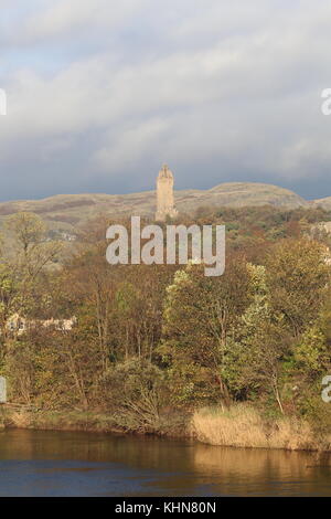 Das Wallace Monument, Stirling, Schottland, Historische Stockfoto