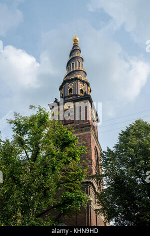 Kirche unseres Erlösers in Kopenhagen, Dänemark. Stockfoto