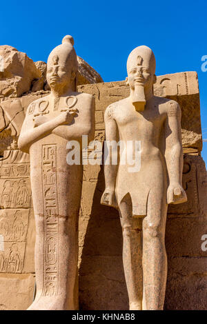 Ägypten Tempel in Luxor, Karnak, Edfu und Komombo Stockfoto