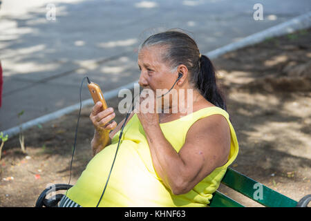 Mit Wifi Internetzugang in Cienfuegos, Kuba Stockfoto