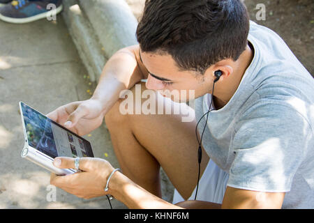 Mit Wifi Internetzugang in Cienfuegos, Kuba Stockfoto