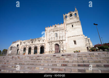 Yuriria befestigte mittelalterliche Mission in Mexiko Stockfoto
