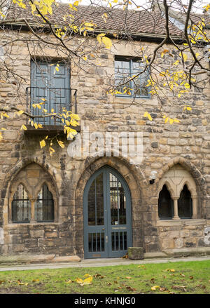 Der Kapitelsaal, Blackfriars Friary, Newcastle upon Tyne, England, Großbritannien Stockfoto