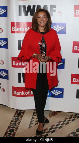 Die 28. Jährliche Verleihung der Courage in Journalism Awards der International Women’s Media Foundation zu Ehren von Andrea Mitchell, Deborah Amos, Saniya Toiken, Hadeel al-Yamani in der Cipriani 42nd Street mit: Michele Norris Where: New York, New York, United States Wann: 18 Oct 2017 Credit: Derrick Salters/WENN.com Stockfoto