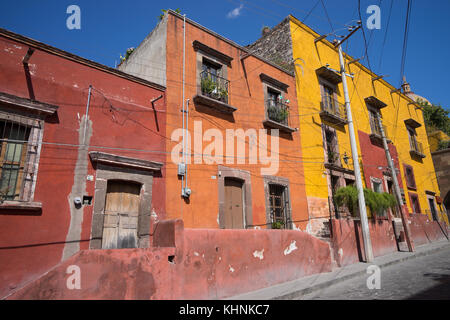 San Miguel de Allende Straßenbild in Mexiko Stockfoto