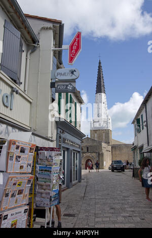 Ars-en-Ré street scene Stockfoto